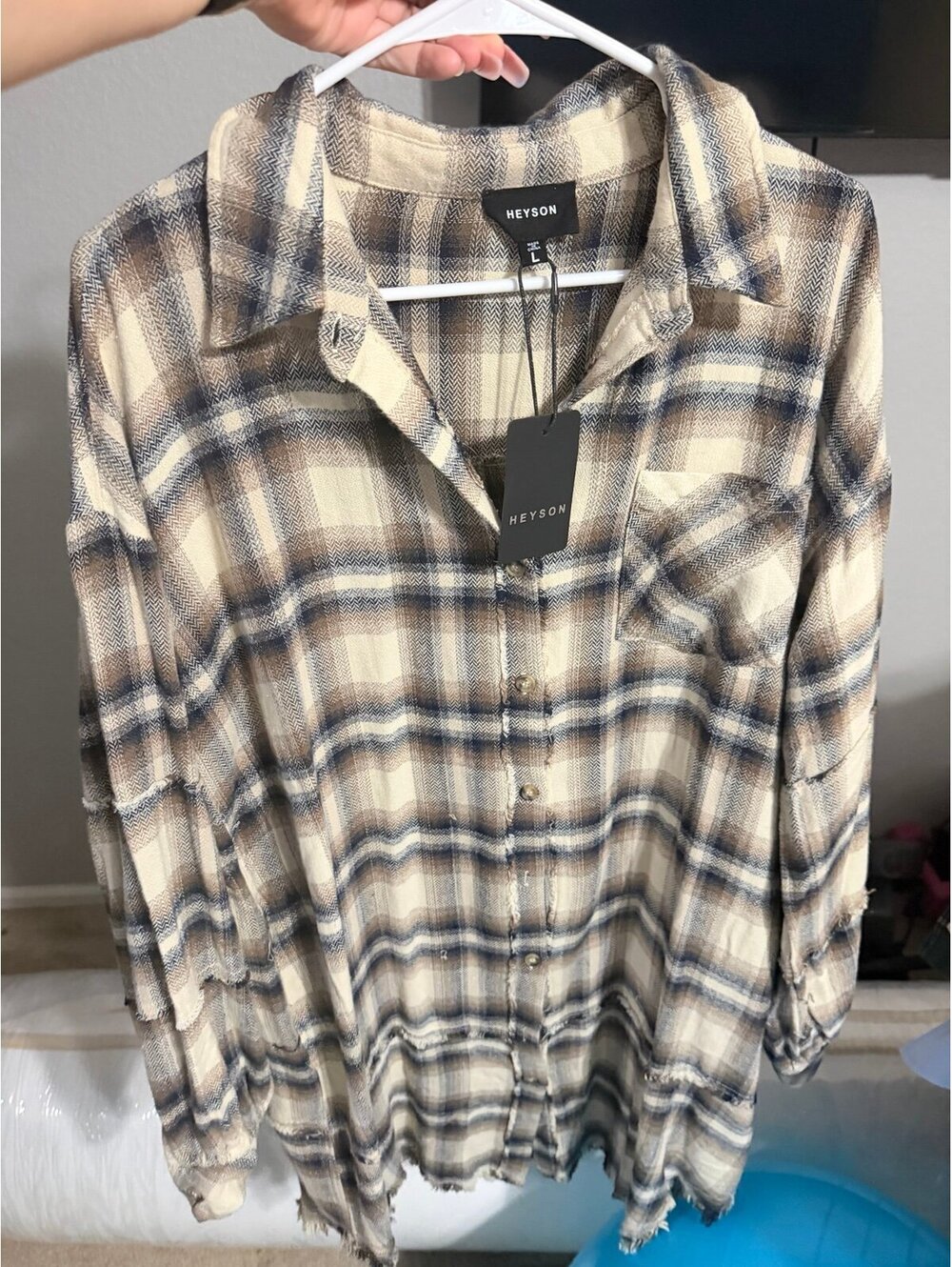 HEYSON flannel shirt / dress